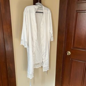 White Bridal Robe